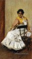 Une fille espagnole aka Portrait de Mme Chase en espagnol Robe William Merritt Chase